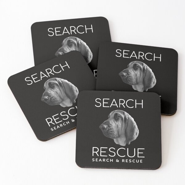 Item preview, Bloodhound dog mantrailing T-shirt K9 search and rescue designed and sold by MayaAndNora.