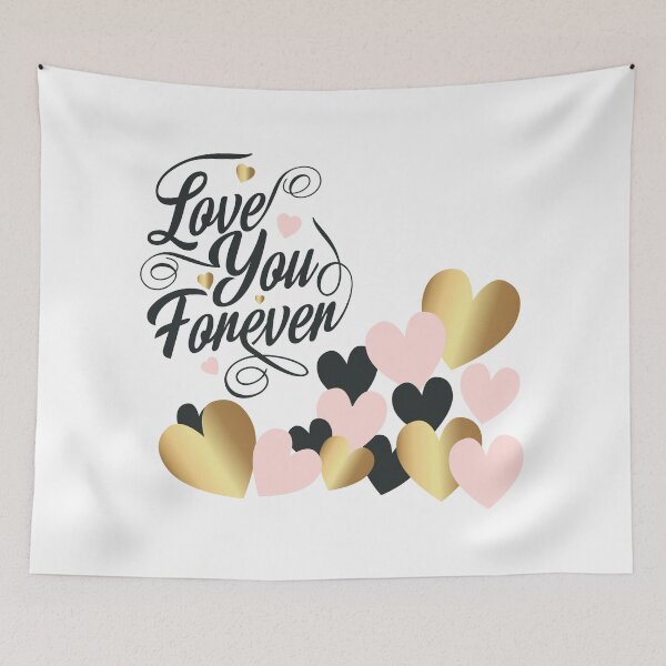 Item preview, Love You Forever Typography designed and sold by risingrocket.
