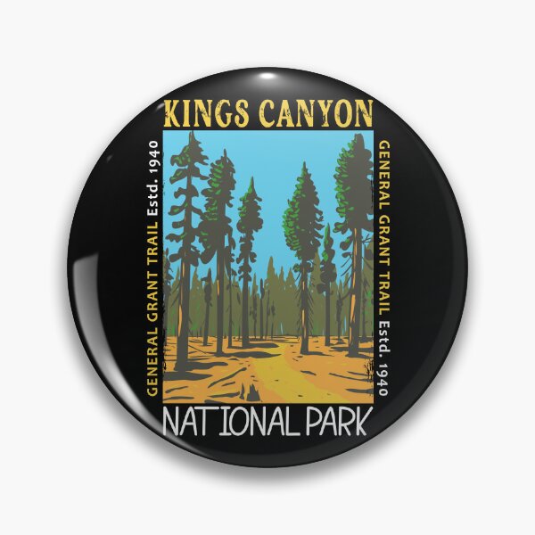 Item preview, Kings Canyon National Park General Grant Trail Distressed designed and sold by KrisSidDesigns.