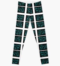 Futuristic computer art Leggings
