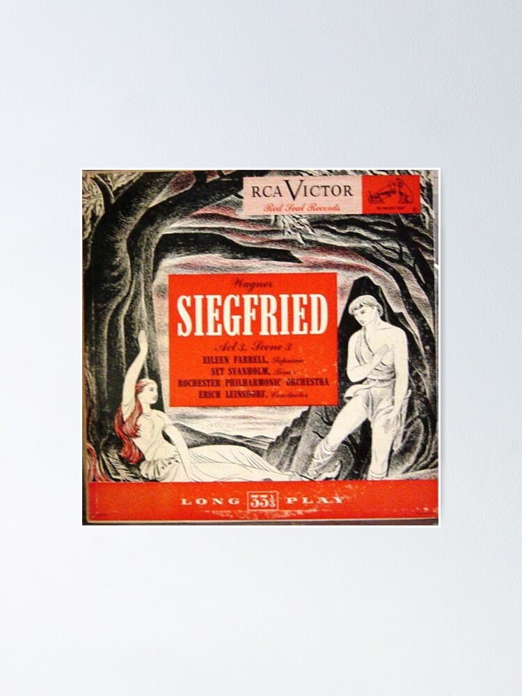Siegfried, Die by Opera, | Sale Richard Wagner, Poster for German\