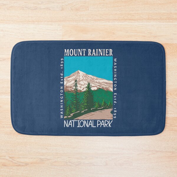 Item preview, Mount Rainier National Park Washington Distressed designed and sold by KrisSidDesigns.