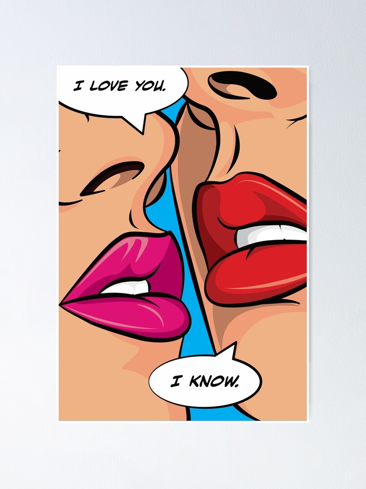 Ruby Red Lipstick Kiss Pop Art Ruby Red Lipstick Kiss Pop Art