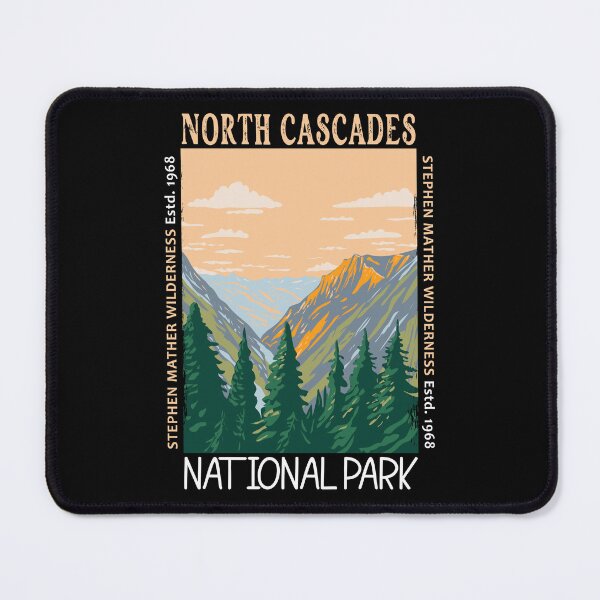 Item preview, North Cascades National Park Stephen Mather Wilderness Distressed designed and sold by KrisSidDesigns.