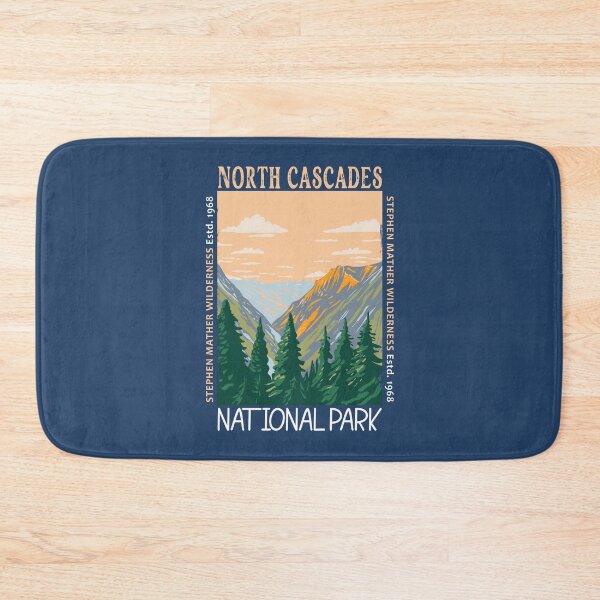 Item preview, North Cascades National Park Stephen Mather Wilderness Distressed designed and sold by KrisSidDesigns.
