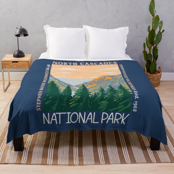 Item preview, North Cascades National Park Stephen Mather Wilderness Distressed designed and sold by KrisSidDesigns.