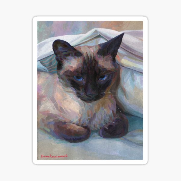 Siamese cat Sticker