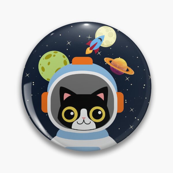 Item preview, Happy Catstronaut designed and sold by leBoosh-Designs.