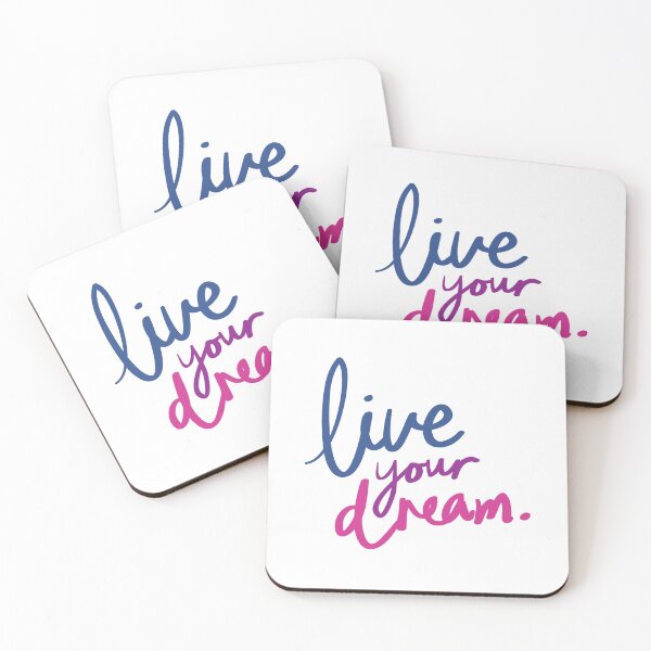 Item preview, Live Your Dream Motivational Quote designed and sold by greenoriginals.