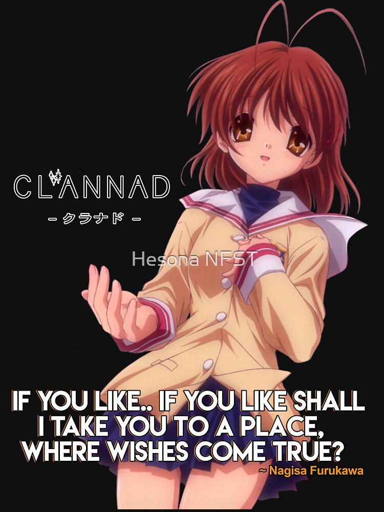 Clannad anime poster Nagisa Furukawa Art Print for Sale by wazzaah