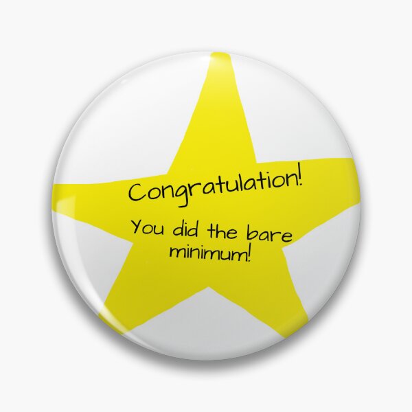 Item preview, Bare Minimum Award designed and sold by KittyKake44.