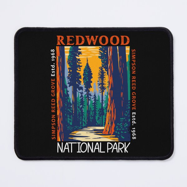Item preview, Redwood National Park Simpson Reed Grove Distressed designed and sold by KrisSidDesigns.