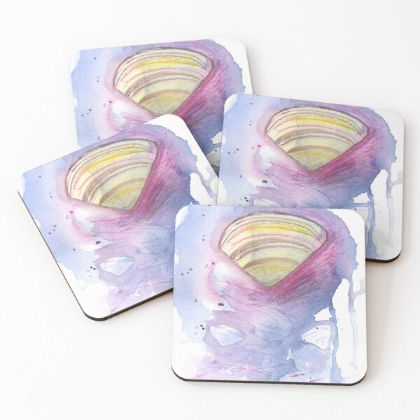 Item preview, Seashell Watercolor Mixed Media Art designed and sold by Sandra Connelly.