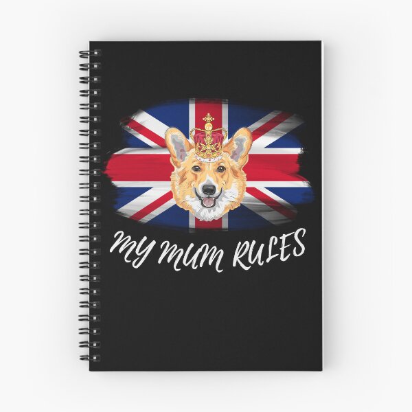 Item preview, Queen's Platinum Jubilee 2022 My Mum Rules Funny Corgi Saying  designed and sold by TheDerwentPress.