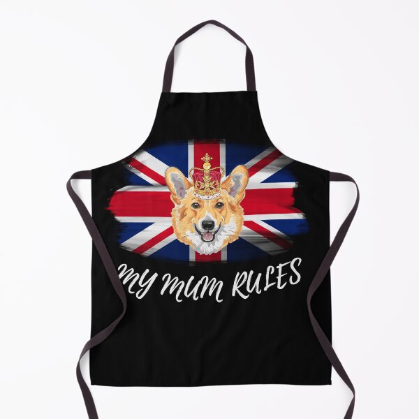 Item preview, Queen's Platinum Jubilee 2022 My Mum Rules Funny Corgi Saying  designed and sold by TheDerwentPress.
