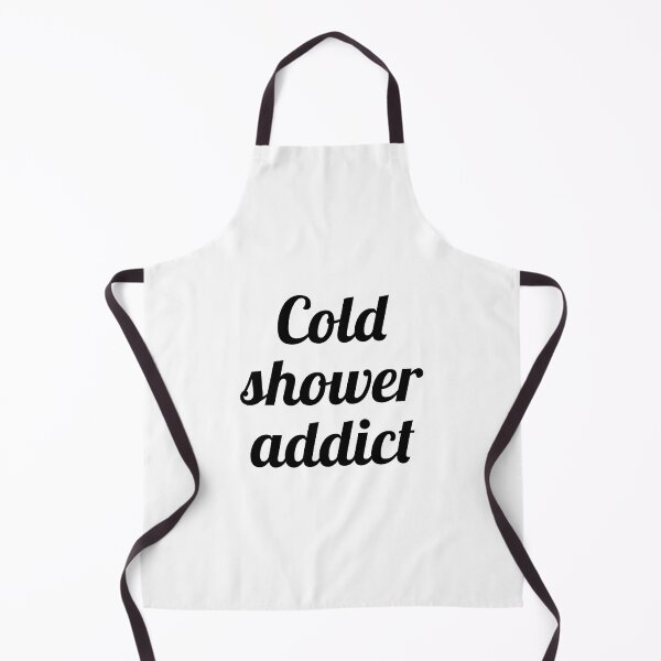 Item preview, Black and white Cold shower addict  designed and sold by Thought2reality.