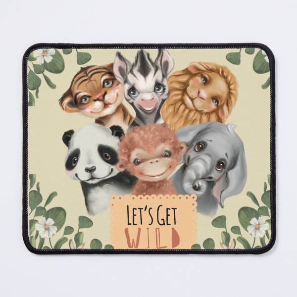 Item preview, Let's Get Wild Children's Animal Design designed and sold by MugsAndDuds.