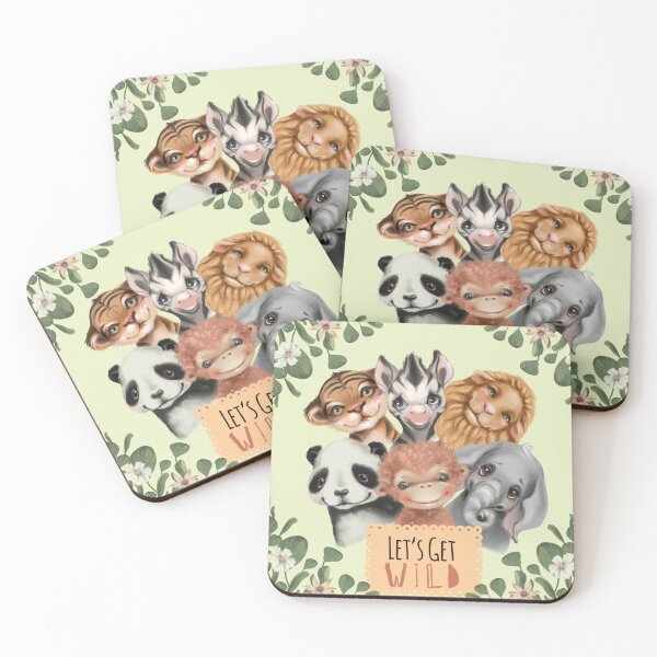 Item preview, Let's Get Wild Children's Animal Design designed and sold by MugsAndDuds.