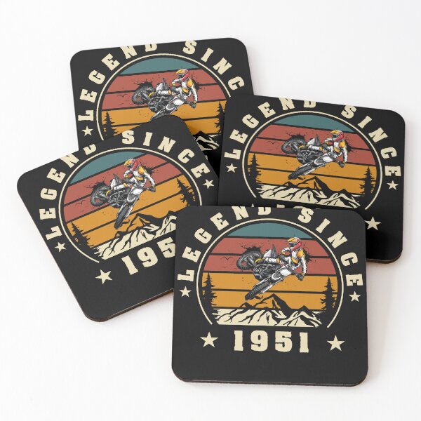 Item preview, 71 Years Old Birthday Motocross Gift Legend Since 1951 designed and sold by starider.