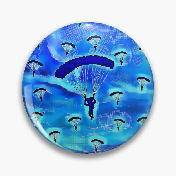 Item preview, Skydiving trend freedom blue art designed and sold by umfhn.