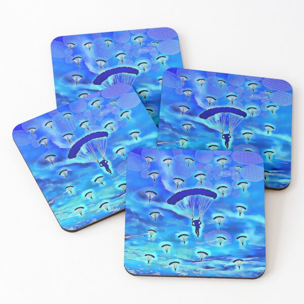 Item preview, Skydiving trend freedom blue art designed and sold by umfhn.