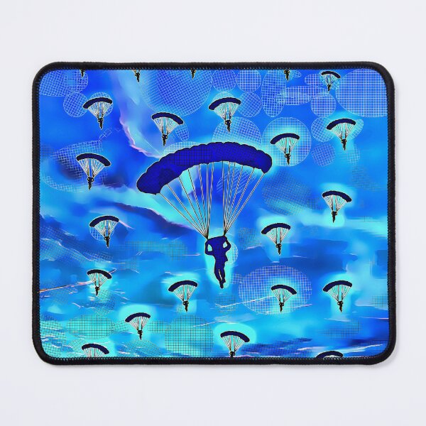 Item preview, Skydiving trend freedom blue art designed and sold by umfhn.