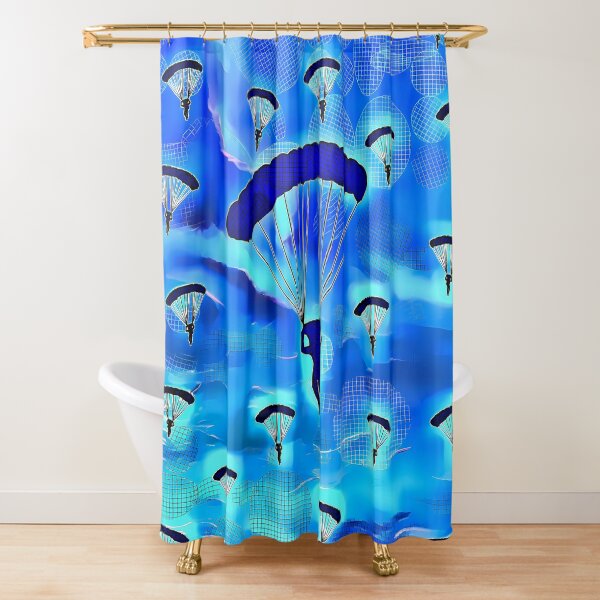 Item preview, Skydiving trend freedom blue art designed and sold by umfhn.