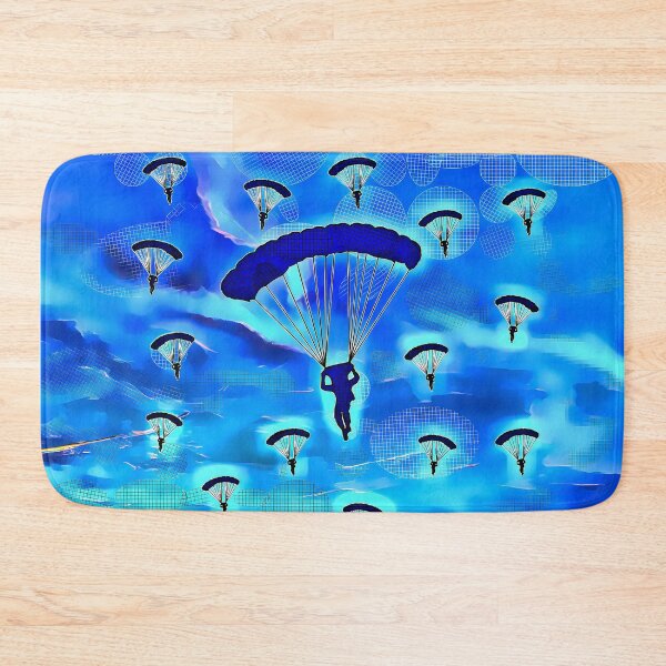 Item preview, Skydiving trend freedom blue art designed and sold by umfhn.