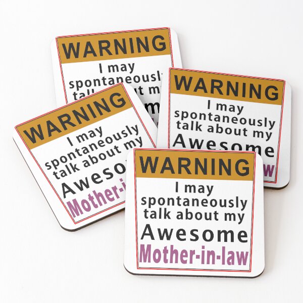 Item preview, Warning, Awesome Mother-in-law - By SinginKat designed and sold by singinkat.