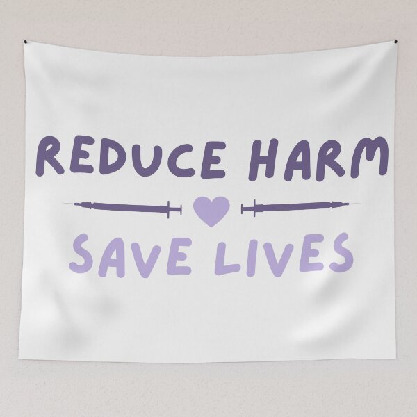 Item preview, Harm Reduction - Reduce Harm Save Lives designed and sold by Absolute-Garlic.