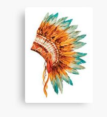 Chief's Headdress Canvas Print