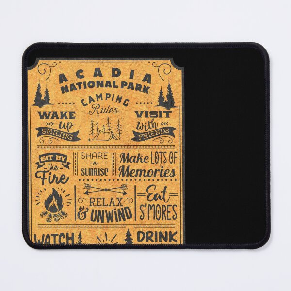 Item preview, Acadia National Park Camping Rules designed and sold by JordanHolmes.
