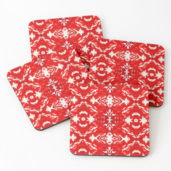 Item preview, Abstract Red and White Painting designed and sold by Creative-Voyage.