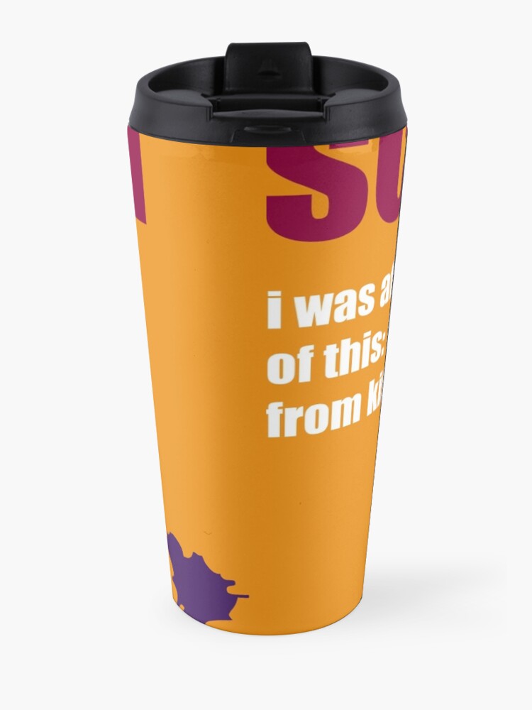 Alternate view of scared Travel Mug