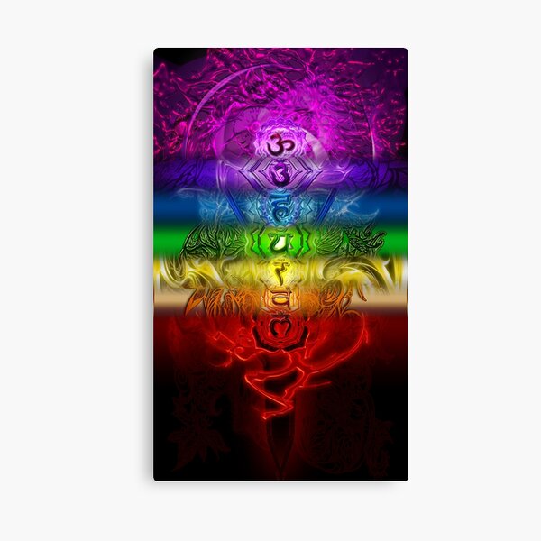 Zen Doodle Chakra Canvas Print