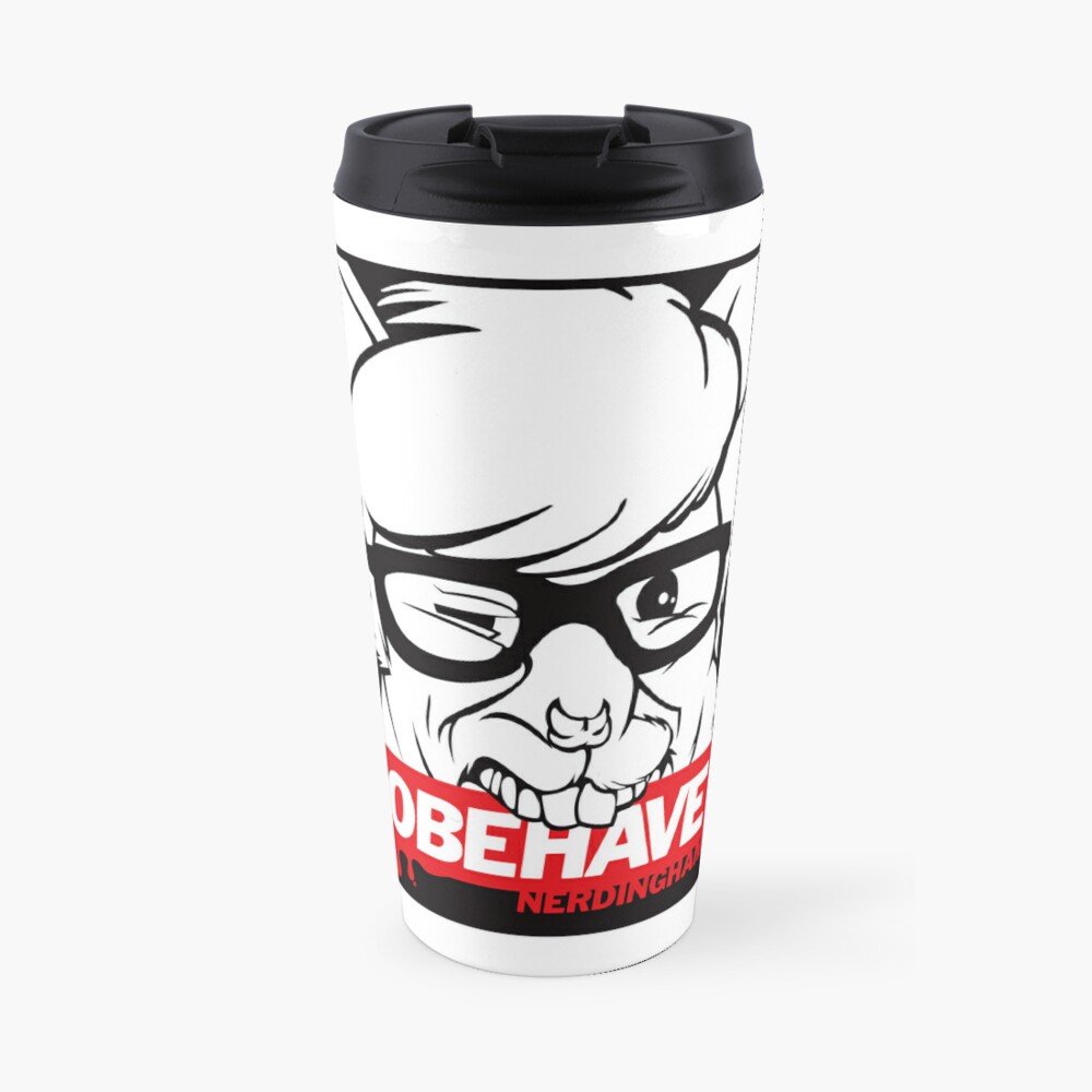 OBEHAVE Travel Coffee Mug