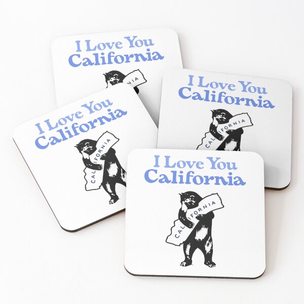 Item preview, I Love You, California (Blue) designed and sold by widmore.