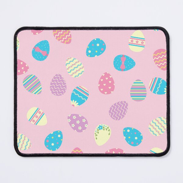Item preview, Pastel Pink & Blue Easter Eggs Pattern designed and sold by newburyboutique.