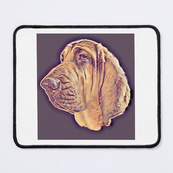 Item preview, Beautiful bloodhound dog mantrailing art T-shirt, beautiful digital art t-shirt designed and sold by MayaAndNora.