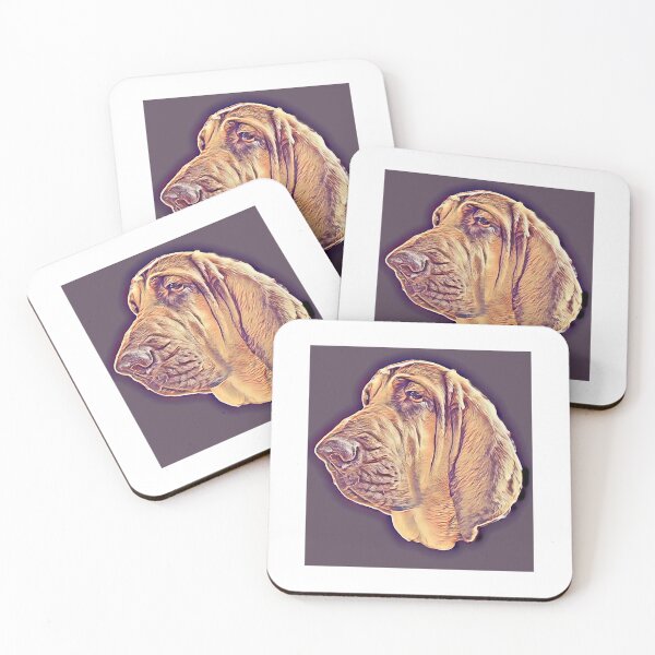 Item preview, Beautiful bloodhound dog mantrailing art T-shirt, beautiful digital art t-shirt designed and sold by MayaAndNora.