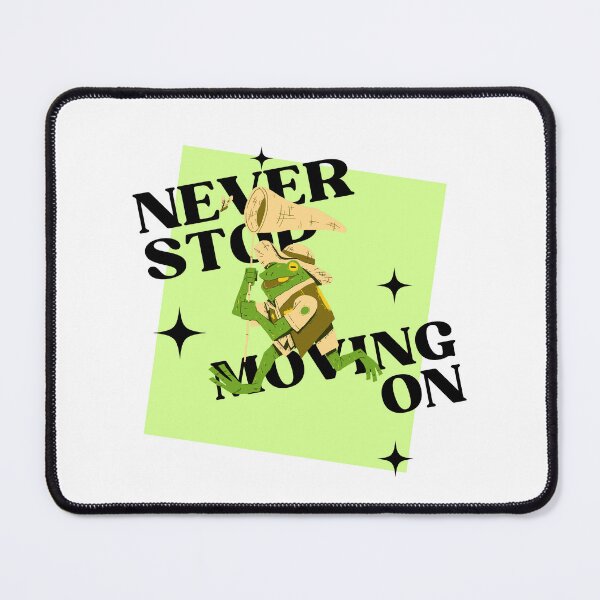 Item preview, never stop moving on designed and sold by DoraHappy.