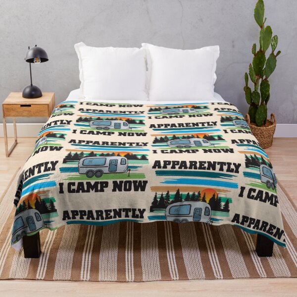 Item preview, Funny Camping, Apparently I Camp Now Outdoor Enthusiast designed and sold by CharJens.
