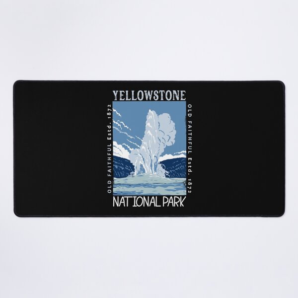 Item preview, Yellowstone National Park Old Faithful Distressed designed and sold by KrisSidDesigns.