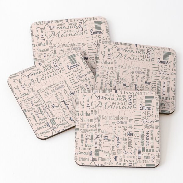 Item preview, Calligraphic Pattern - Mom words cloud in many languages designed and sold by Eejee-SK.