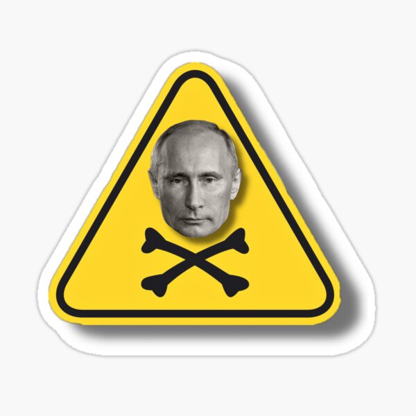 Violence is Toxic Putin War Sticker