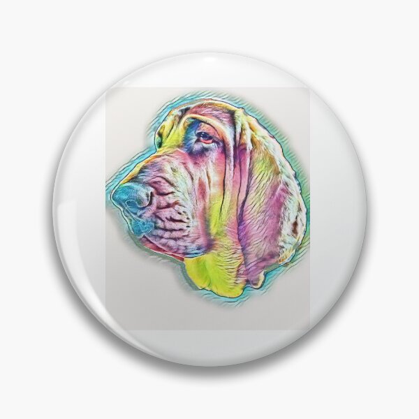 Item preview, Beautiful bloodhound dog mantrailing art T-shirt, beautiful digital art t-shirt designed and sold by MayaAndNora.