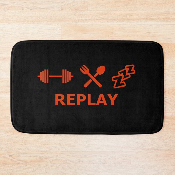 Item preview, Fitness, Eat, Sleep - Replay designed and sold by AdelloDeAmo.