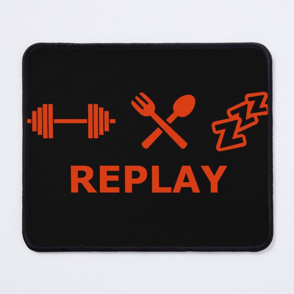 Item preview, Fitness, Eat, Sleep - Replay designed and sold by AdelloDeAmo.