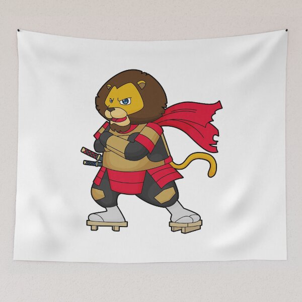 Item preview, Lion as Warrior with Cape designed and sold by Snabdesign84.