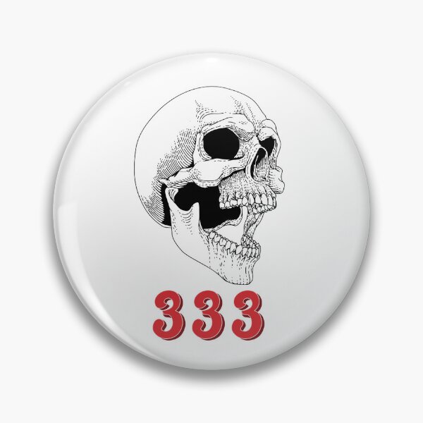 Item preview, skull 333 designed and sold by Girlinthecloud.